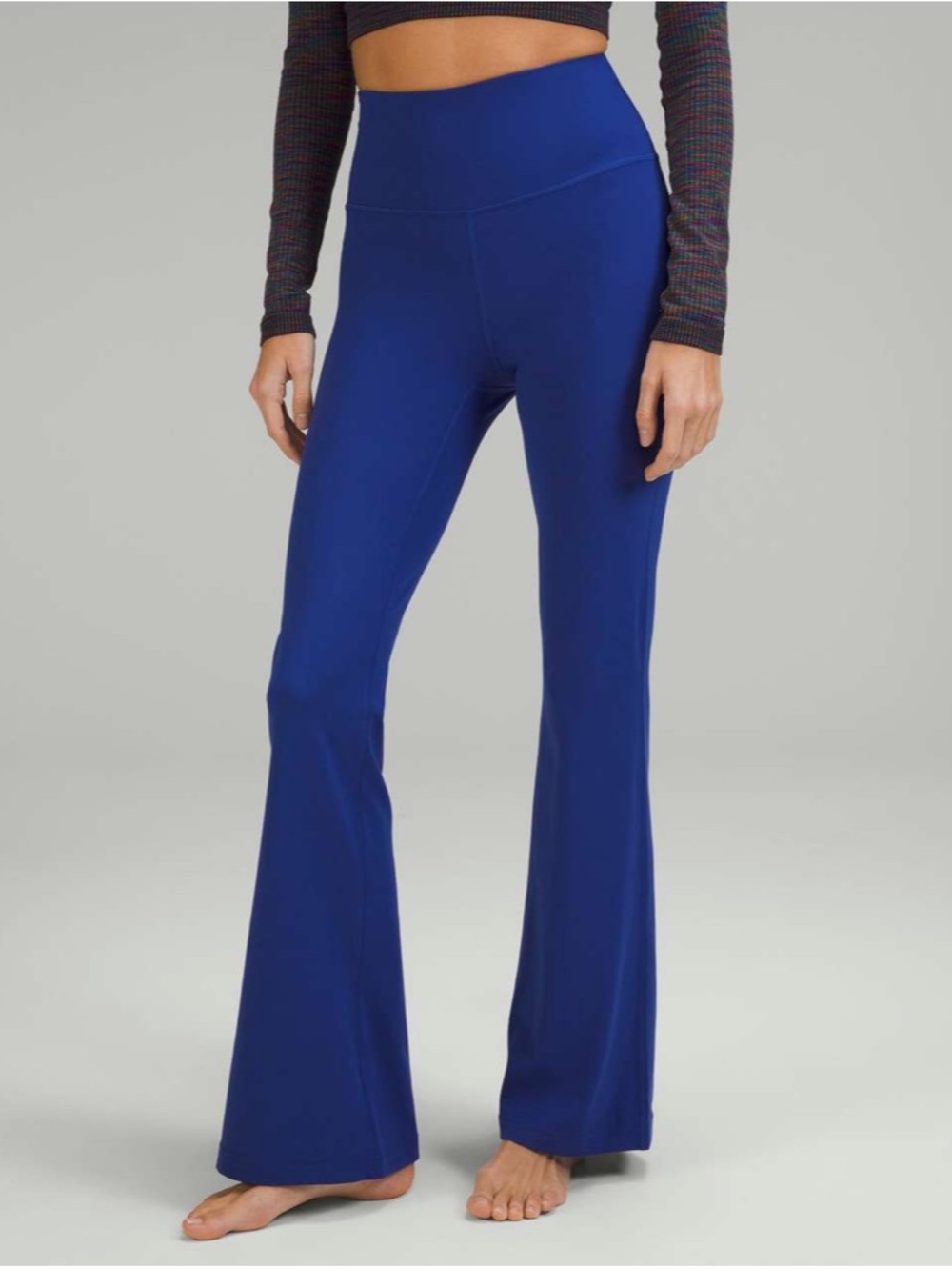 Lululemon Groove Super-High-Rise Flared Pant *Nulu in Psychic Blue Size 4 Small